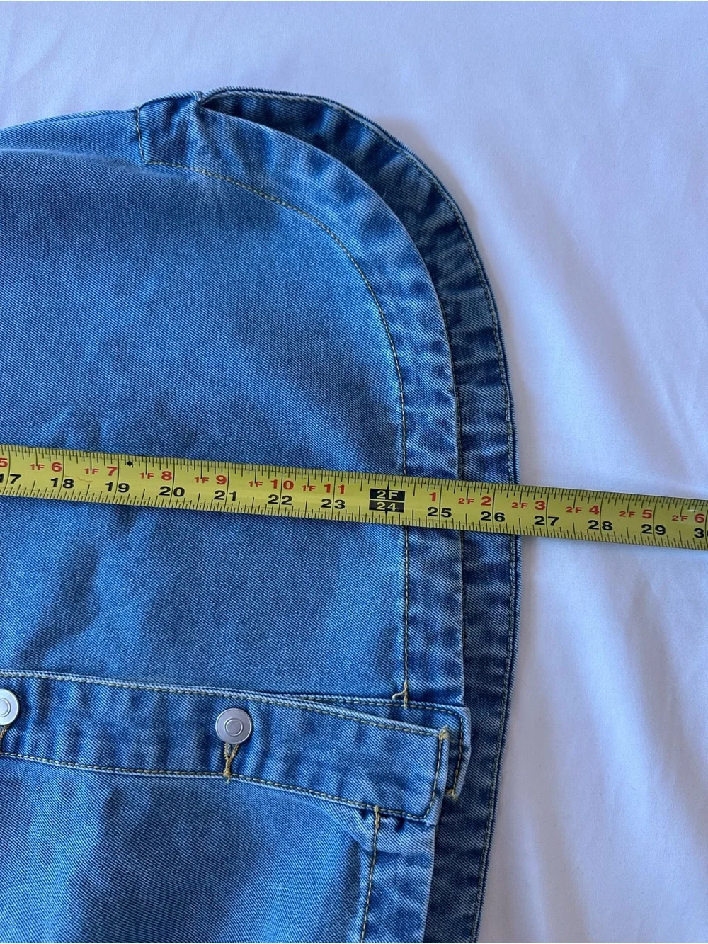 Women’s Denim Shacket curved Hem Brand New size Medium